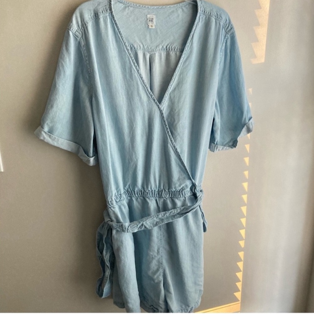 GAP Wrap Romper Light Bleached XXL